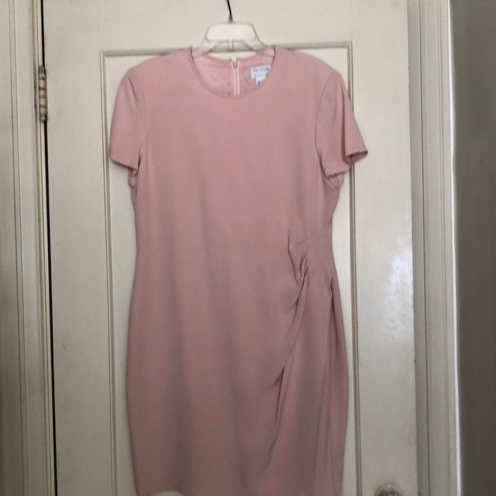 Soft pink silk dress. Perfect for Easter.